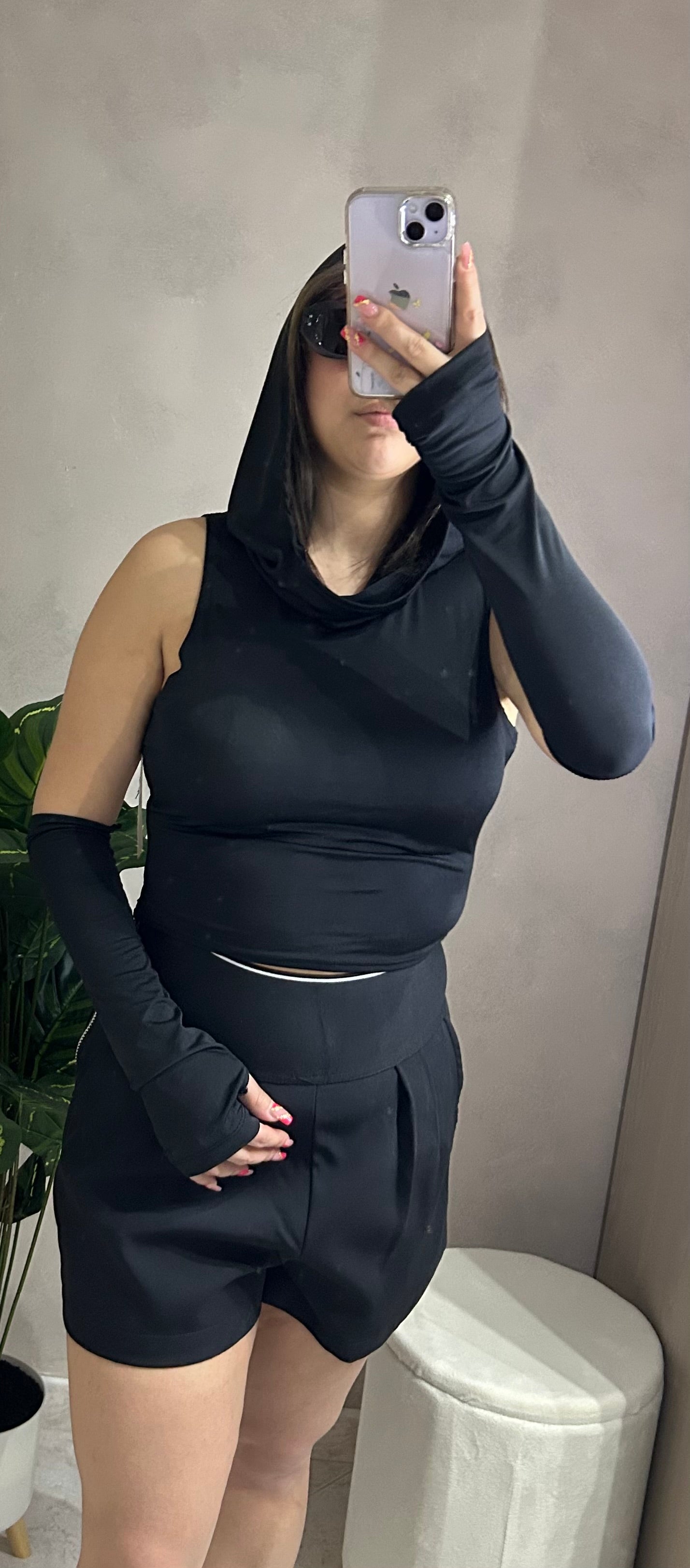 Canotta con manica guanto