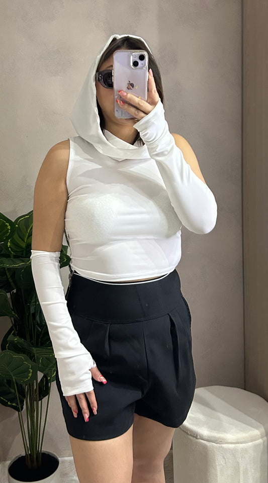 Canotta con manica guanto