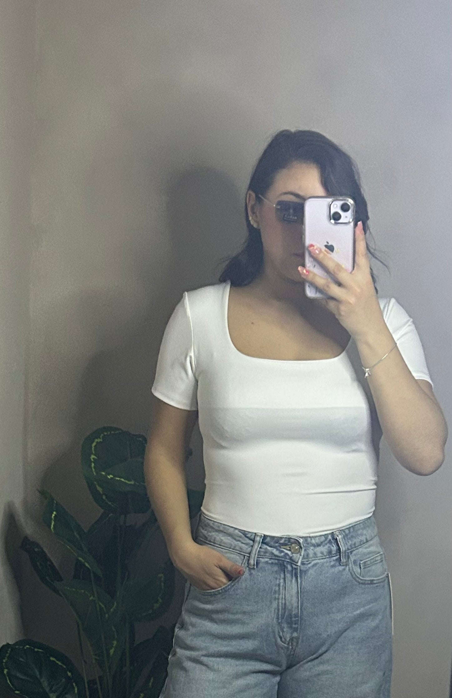 Body scollo quadrato